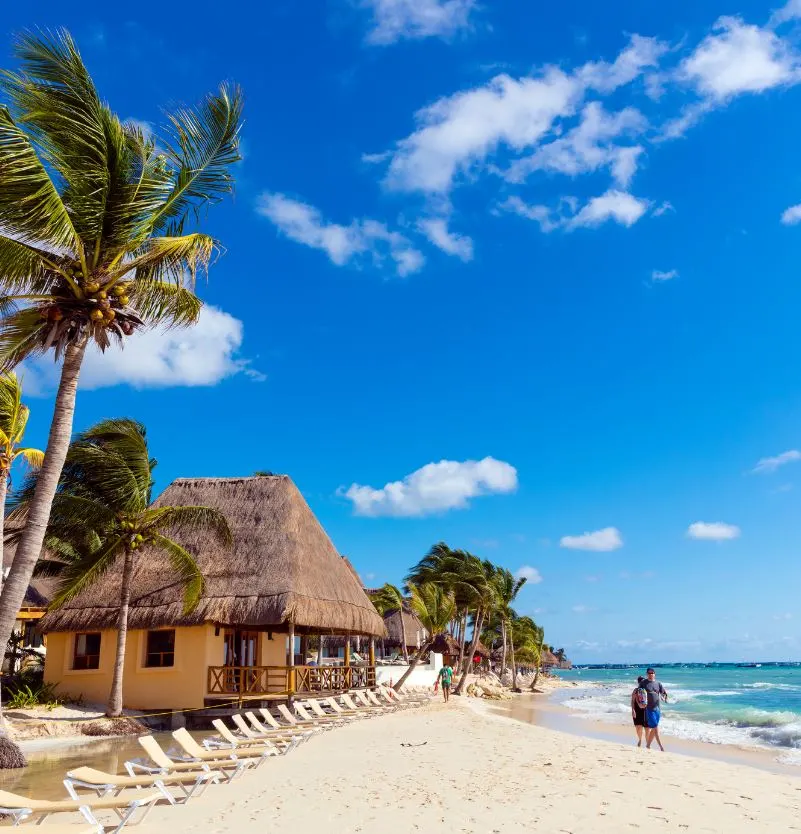 Beach in Playa Del Carmen