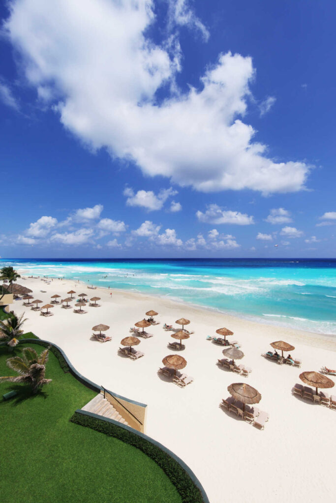 Cancun Beach resort Mexico