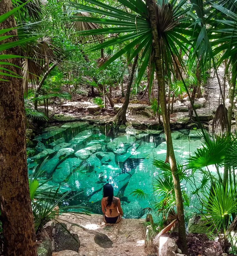 Cenote in Riviera Maya