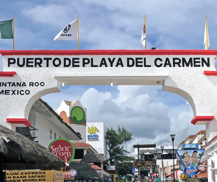 Pier at Playa Del Carmen, Mexico