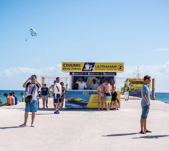 Playa del Carmen ferry dock