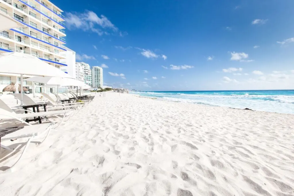 cancun resort hotel on beach