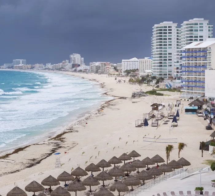 cloudy day Cancun