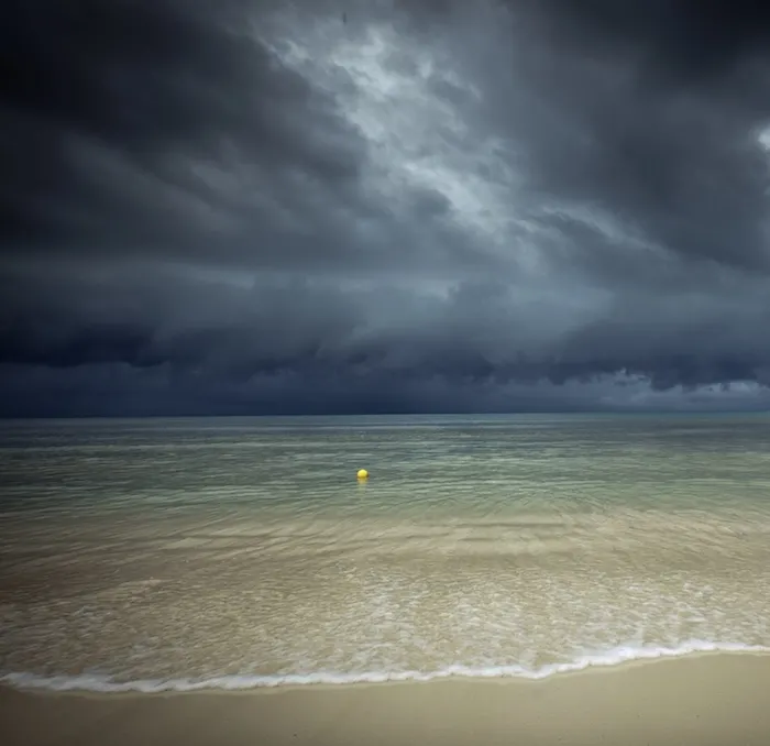 storm Cancun Quintana Roo beach