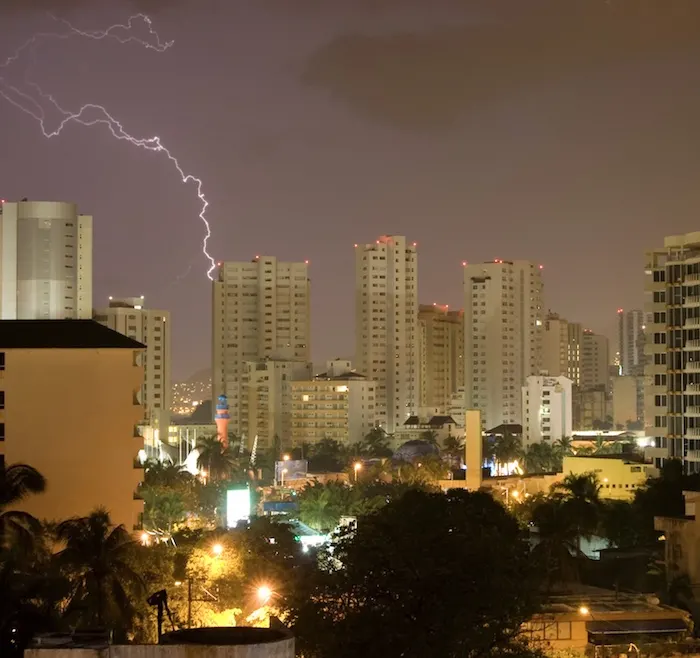 tropical storm in Mexico