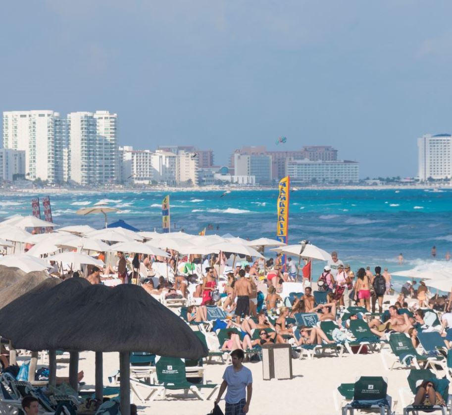 busy beach 