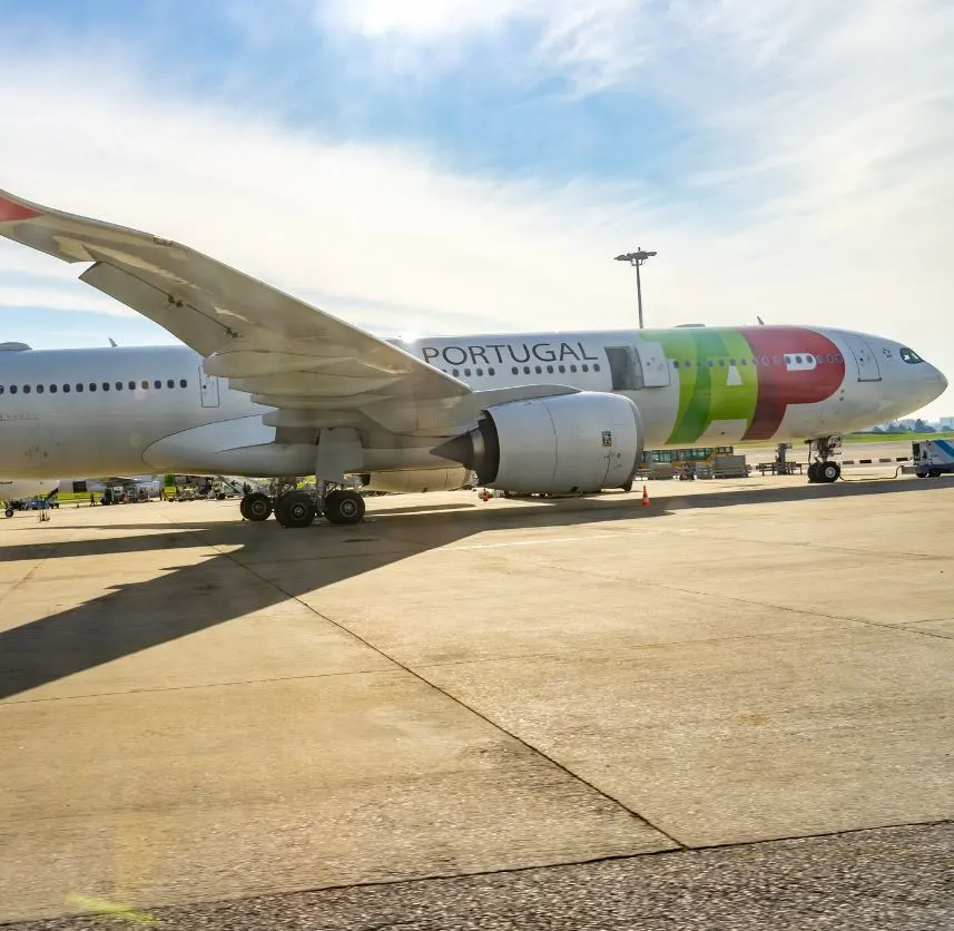 Air Portugal Plane on Tarmac