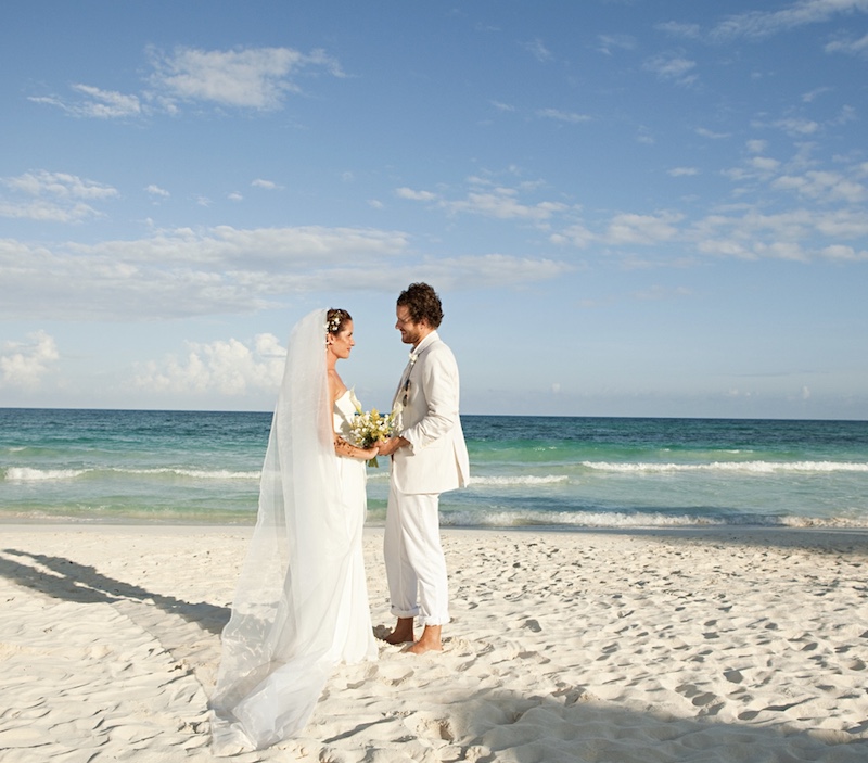 destination wedding Cancun beach