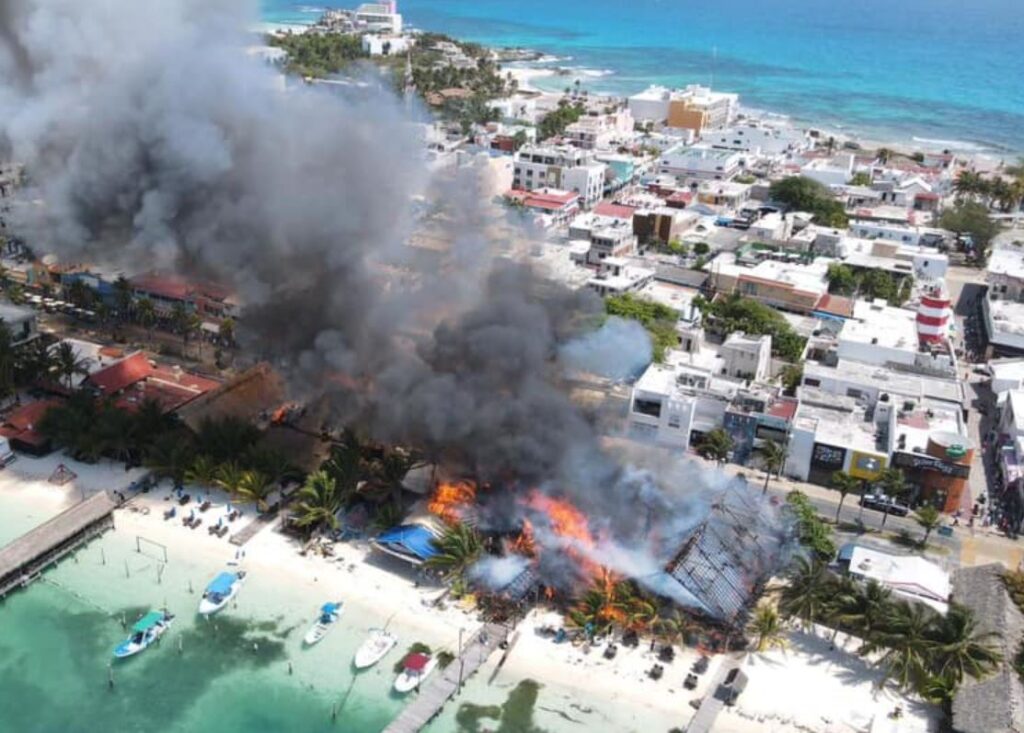 Large Isla Mujeres Fire Destroys Multiple Businesses
