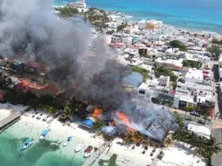 Large Isla Mujeres Fire Destroys Multiple Businesses