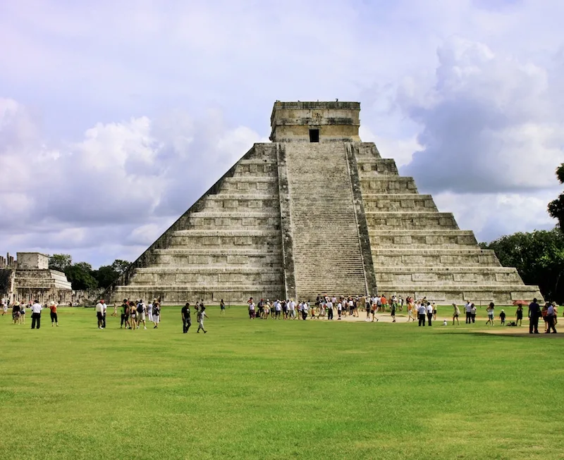 Kukulkan mayan Pyramid in Chichen Itza Site