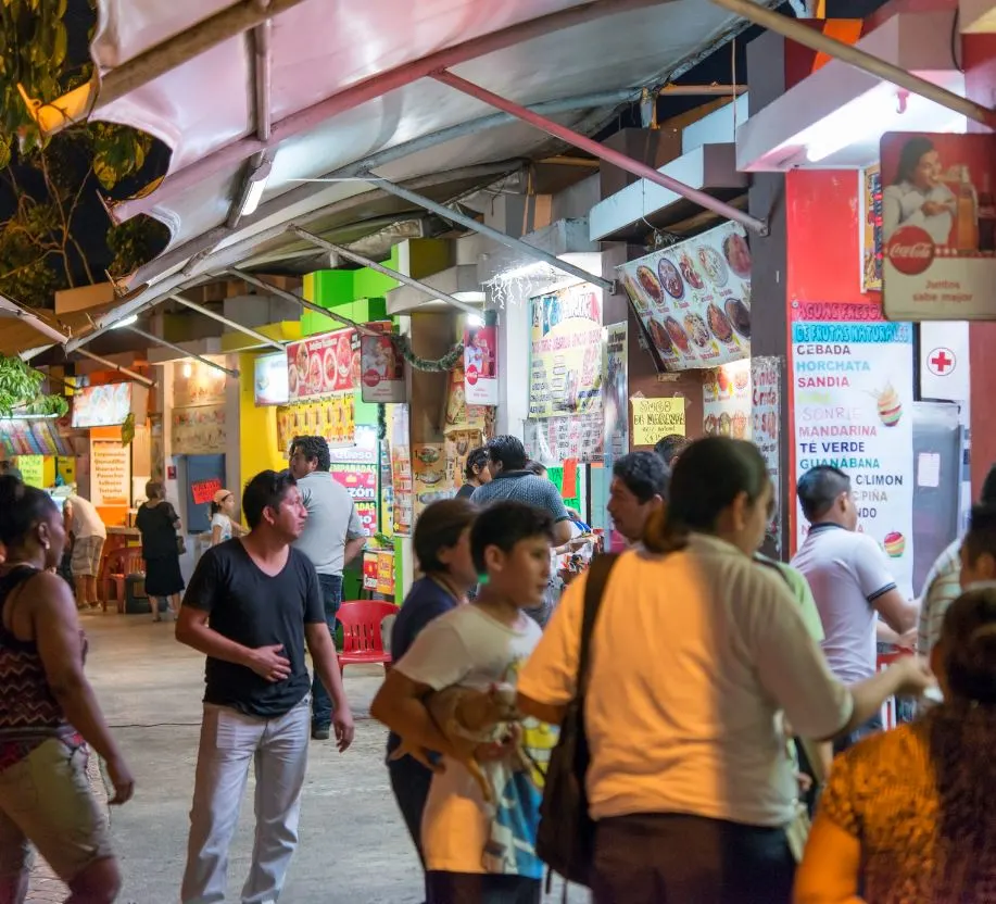 food vendor cancun