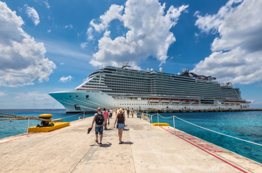 Symphony of the Seas, giant Royal Caribbean ship, makes Cozumel call