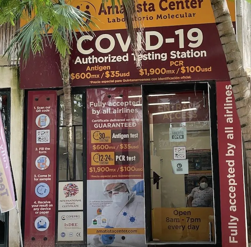 Covid testing center