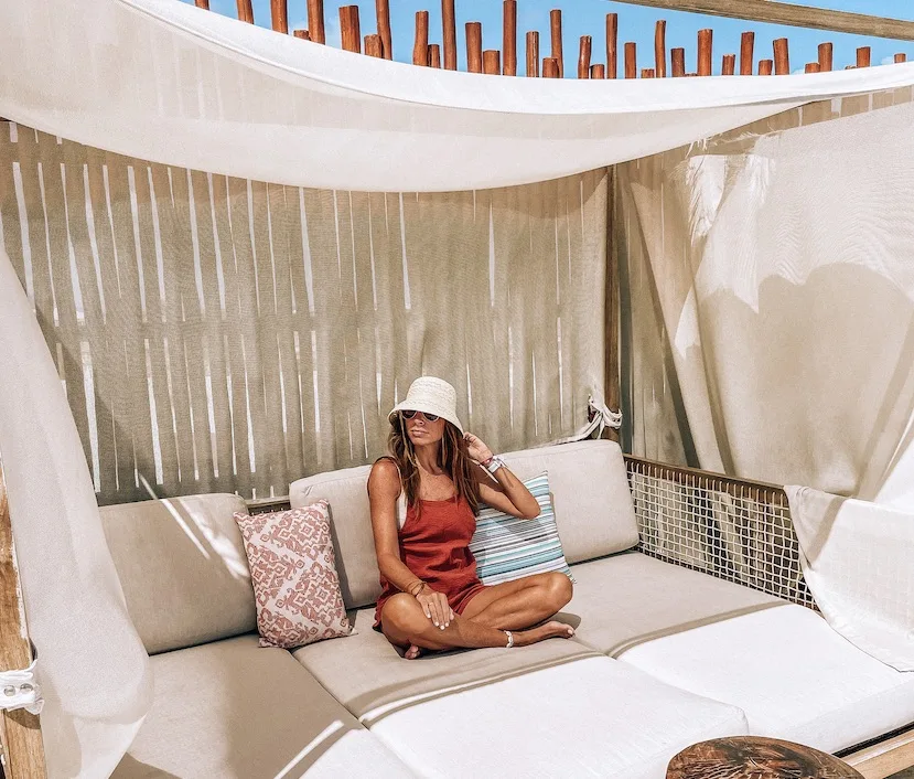 Poolside Cabanas at Aloft Tulum