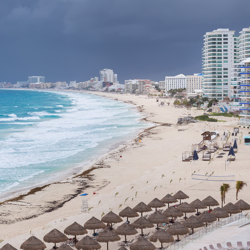 stormy cancun