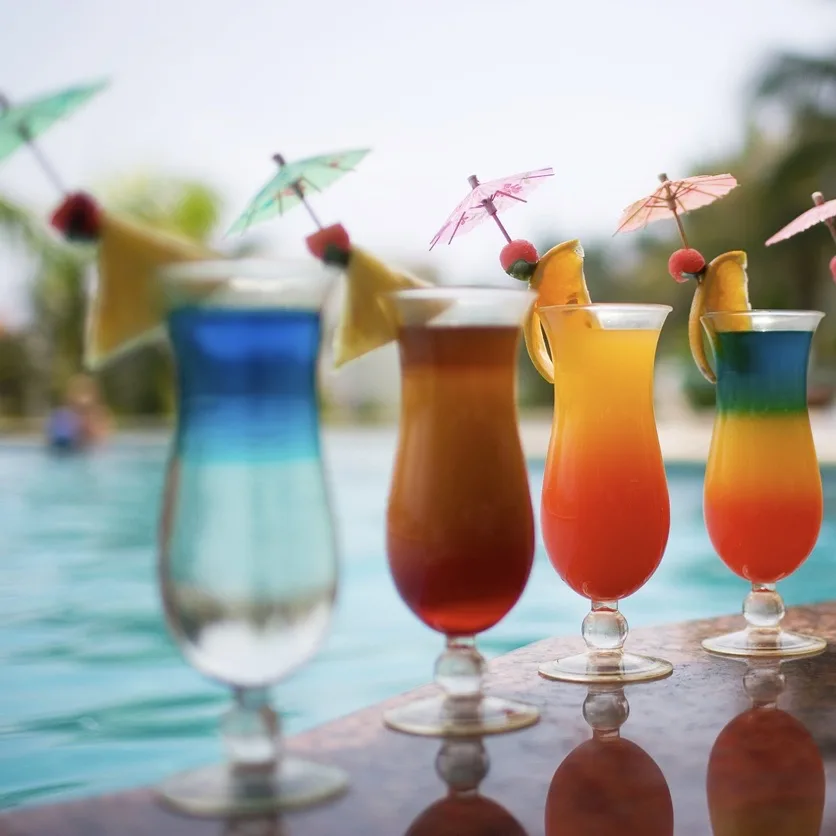 cocktails by the pool