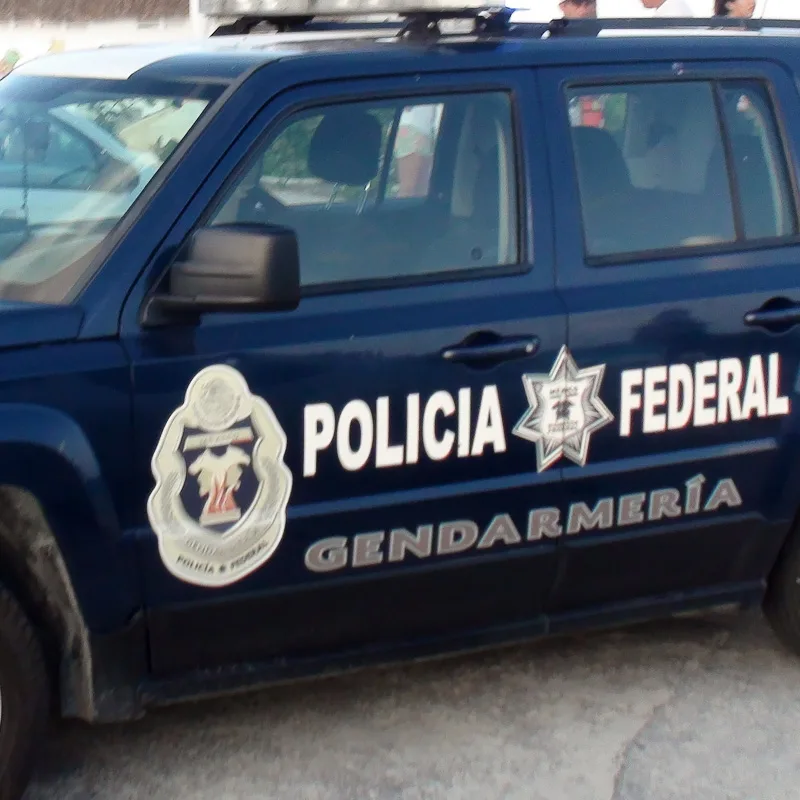 mexican police car