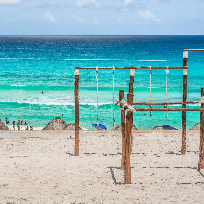 beach swings