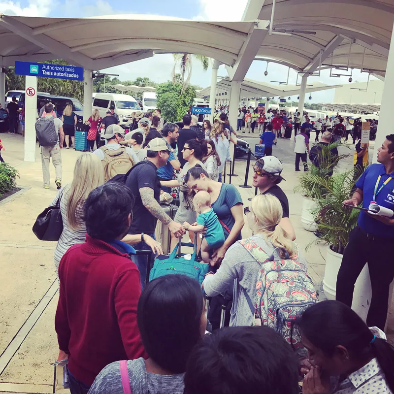 long lines cancun