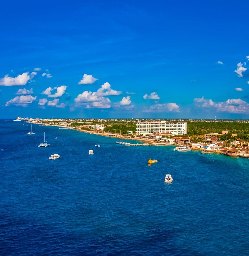 Cozumel Island Boats on water