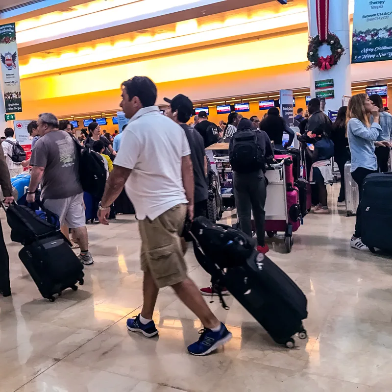 busy airport