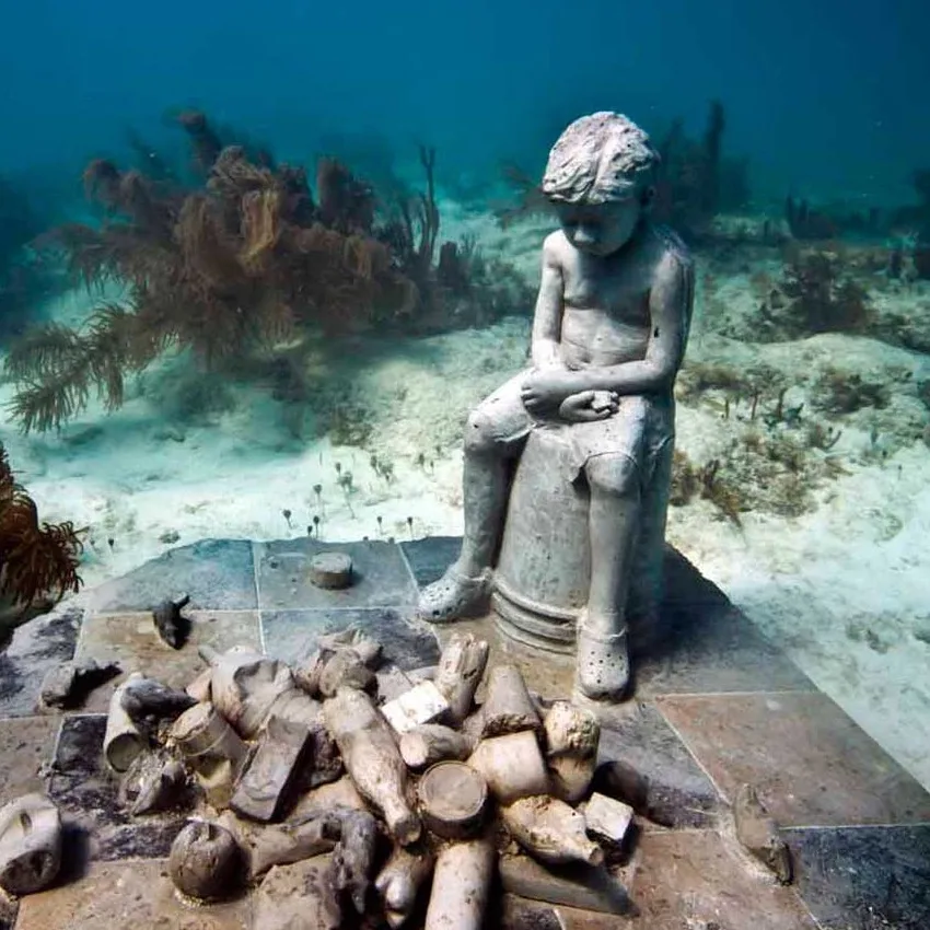 cancun underwater museum musa mexico