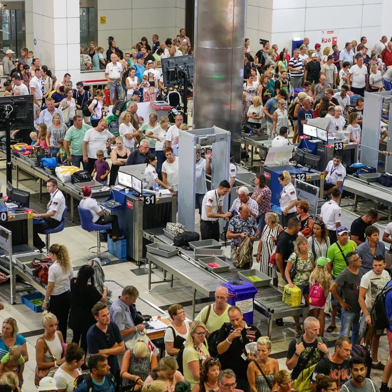 busy airport