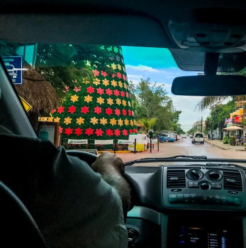 Cab Ride In Cancun