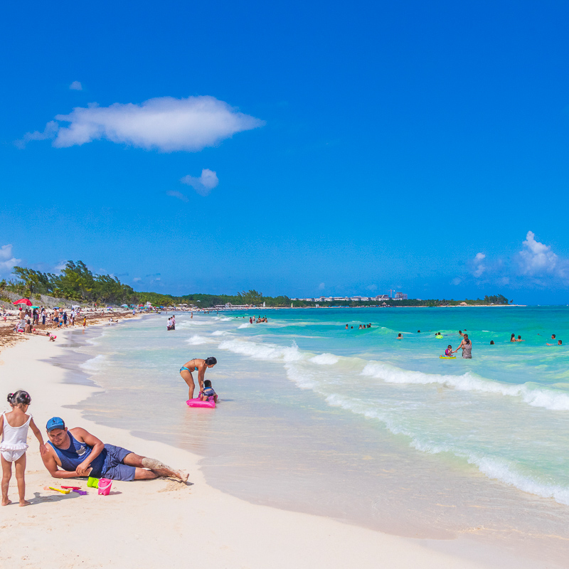 beach scene