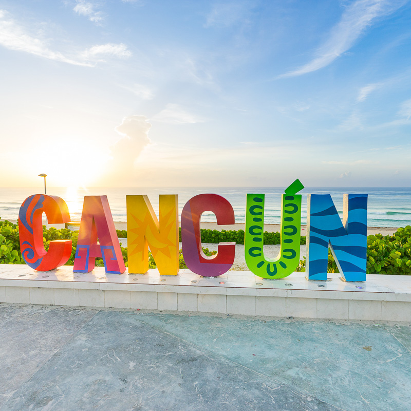 cancun sign