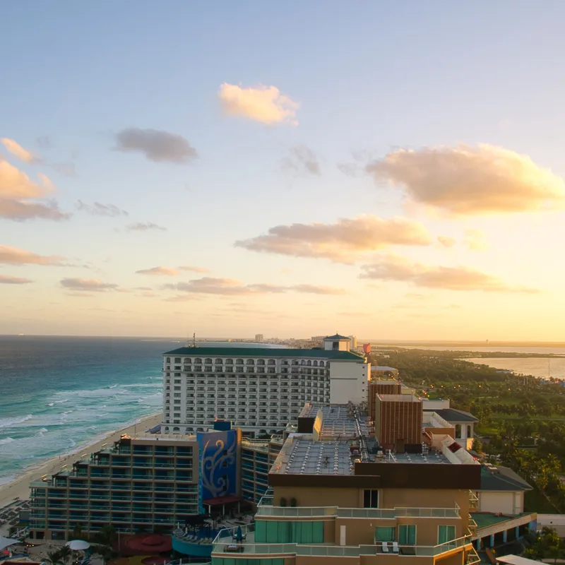 cancun sunset