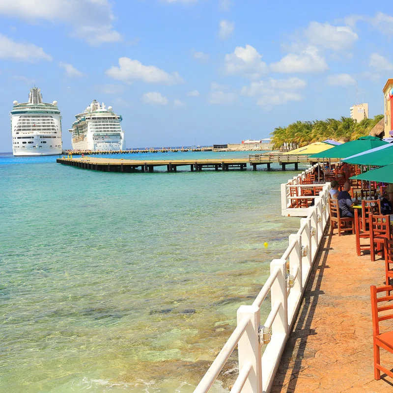 docked cozumel