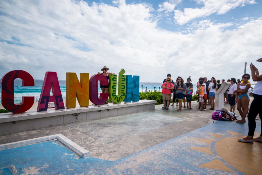 Playa Delfines Beach in Cancun, Mexico