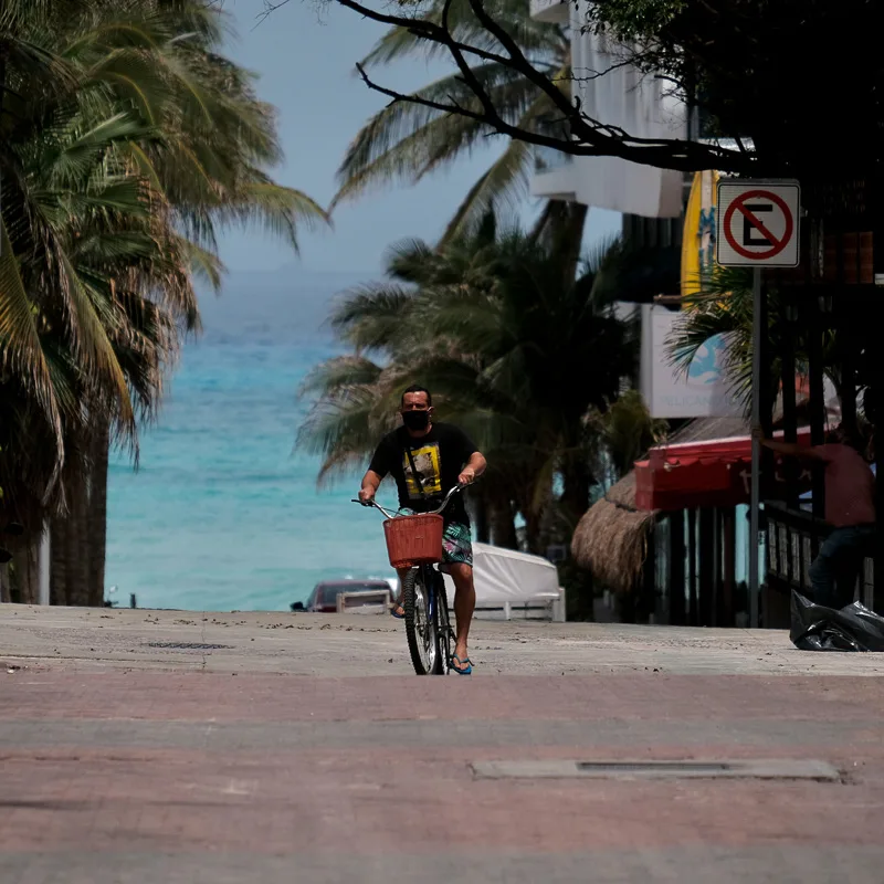 bike on street