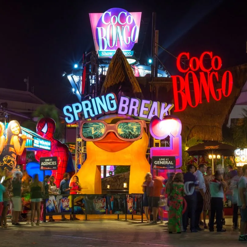 Coco bongo nightclub in Cancun