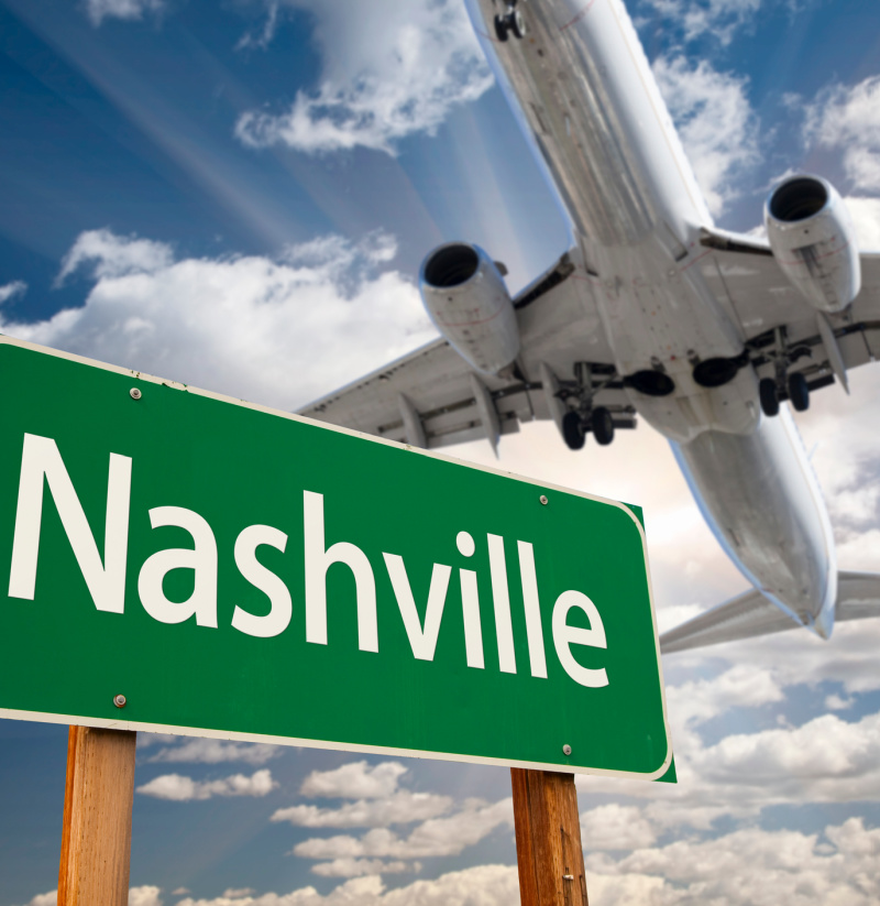 Plane in Nashville.
