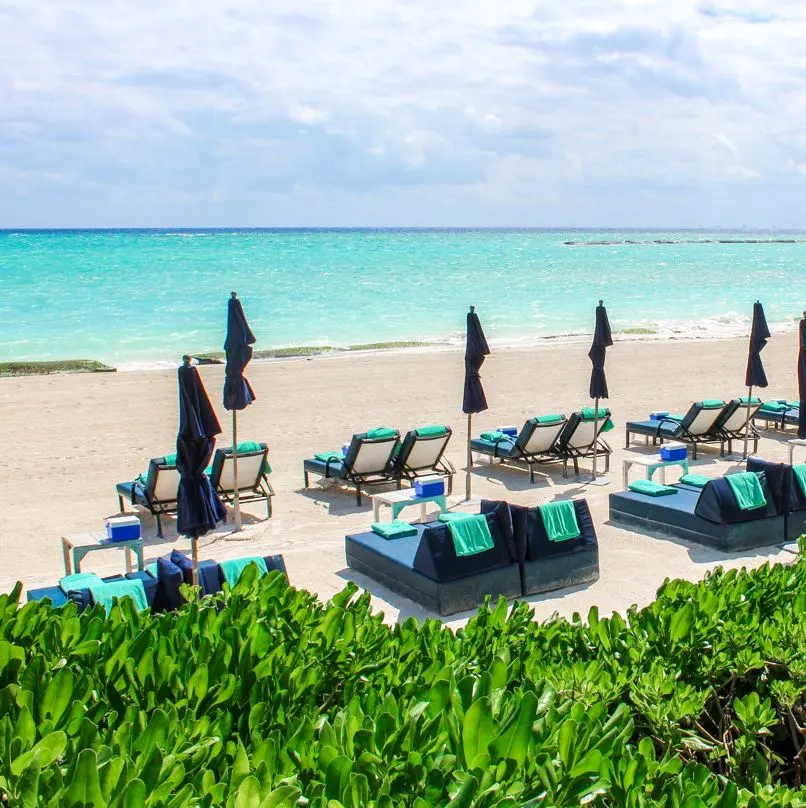 Private Beach in Mayakoba Resort