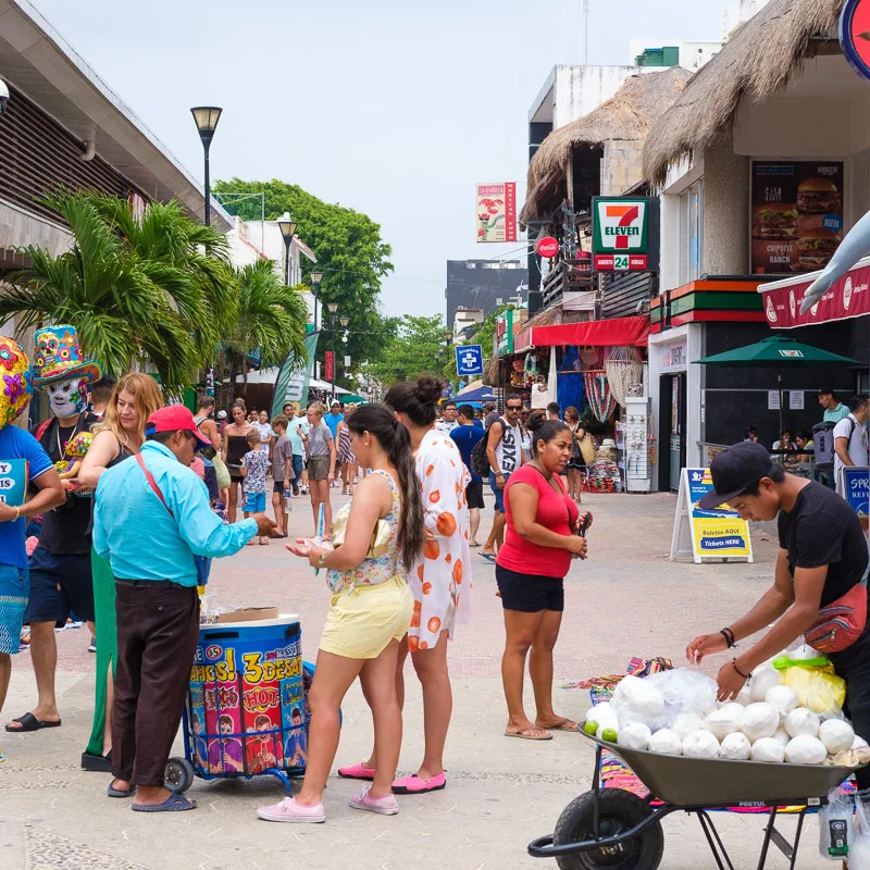 busy playa del carmen