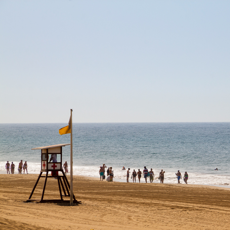 watch tower on beach