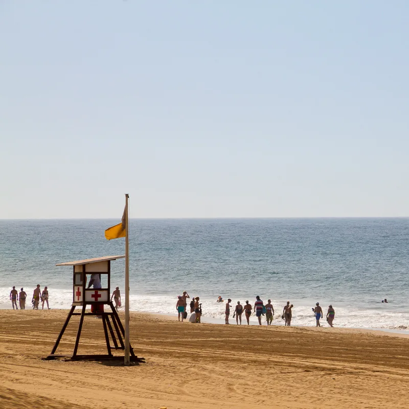 watch tower on beach