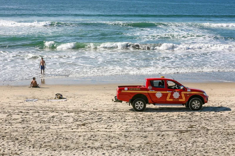 lifeguard truck on beach