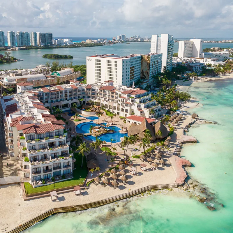 hotel from above