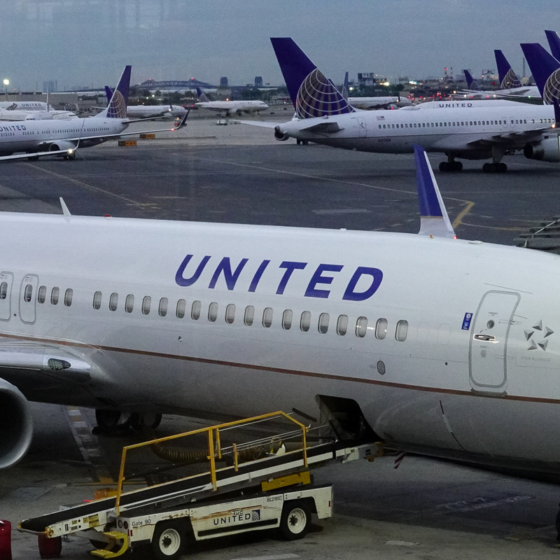 United Aircraft on the Tarmac
