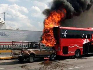 bus fire ado