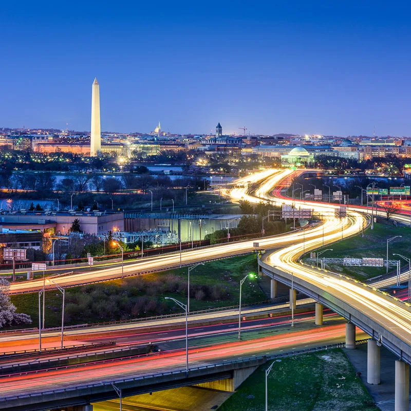 DC at night