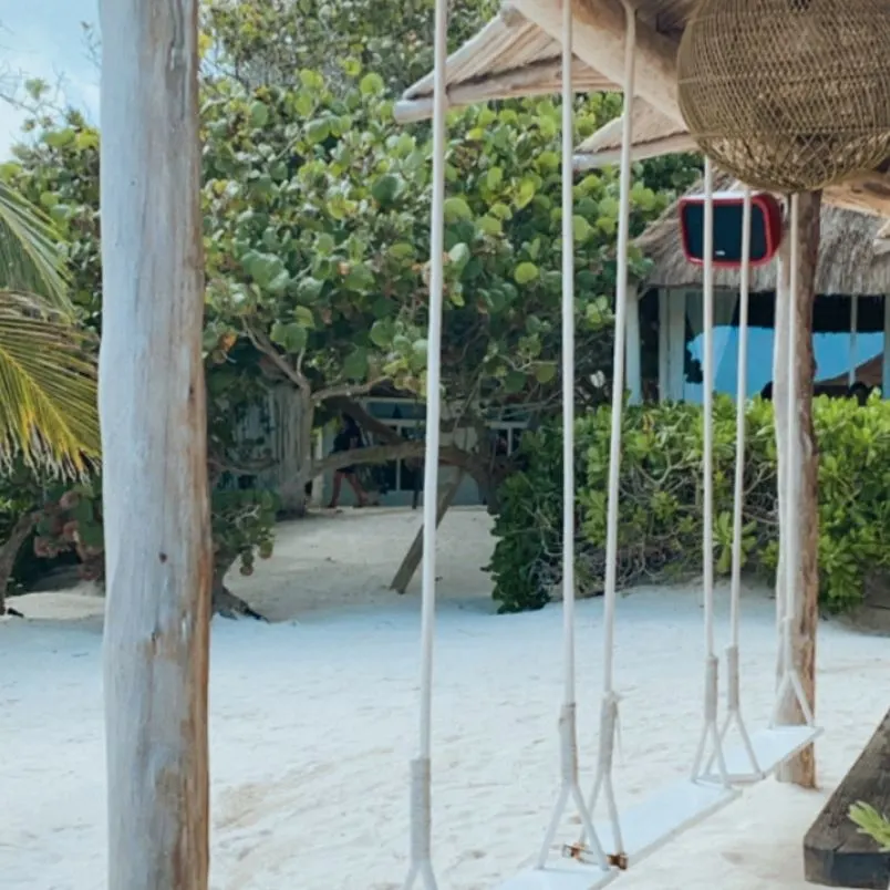 Swings in Tulum Beach