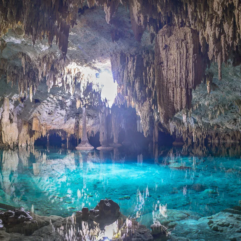 cenote inside cave