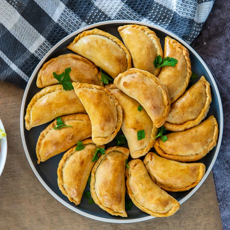 plate of empanadas