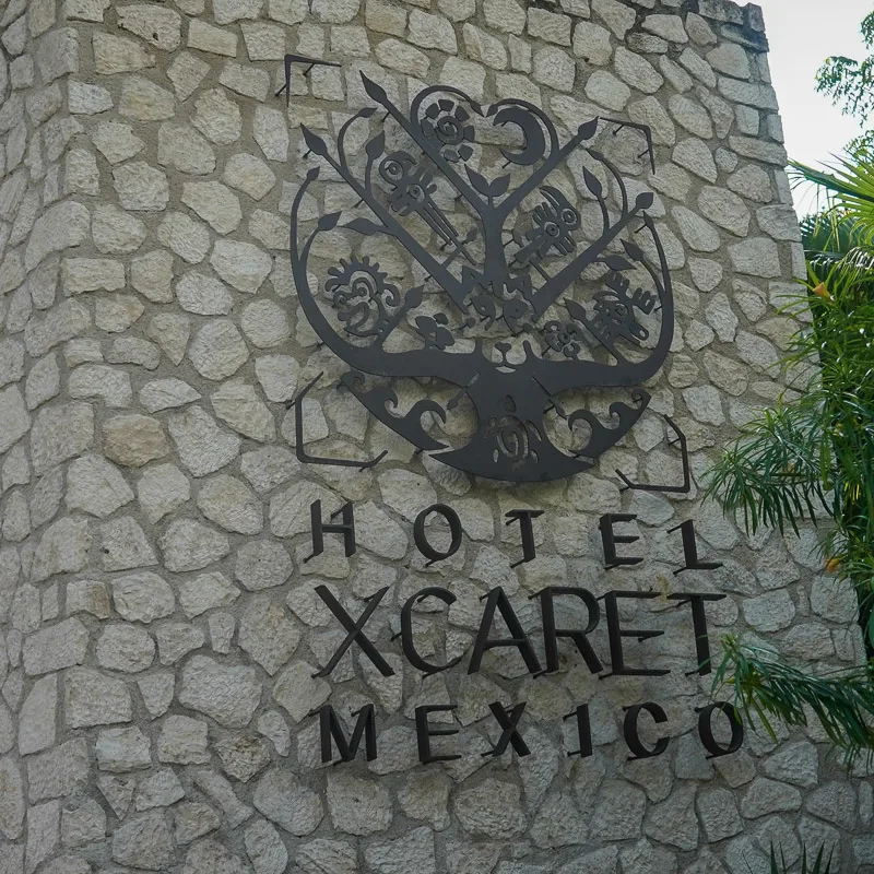 xcaret hotel entry